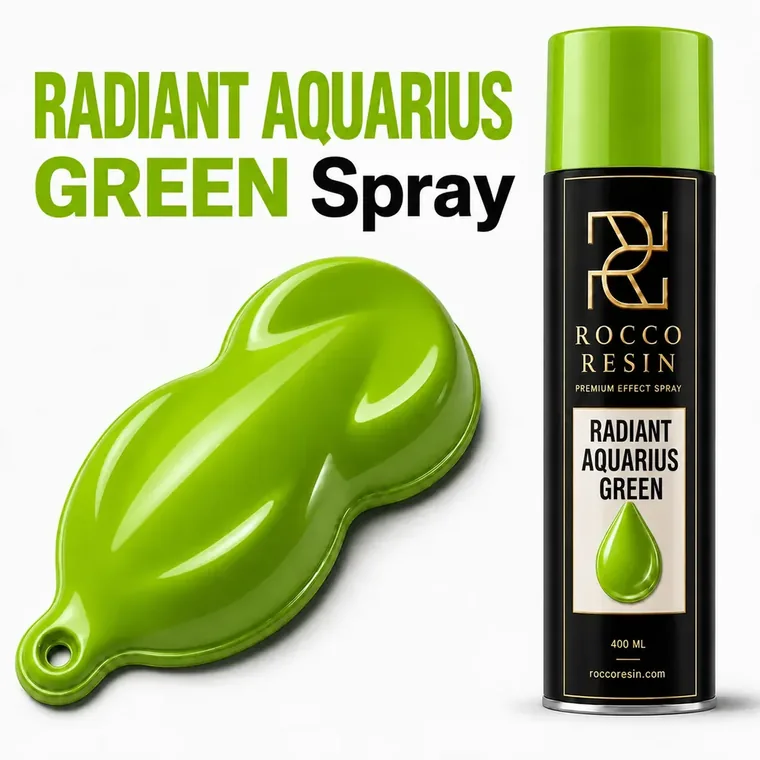 Radiant Aquarius Green, spraykleur voor epoxy gietvloeren