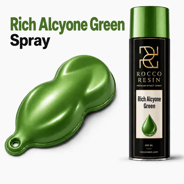 Rich Alcyone Green, spraykleur voor epoxy gietvloeren