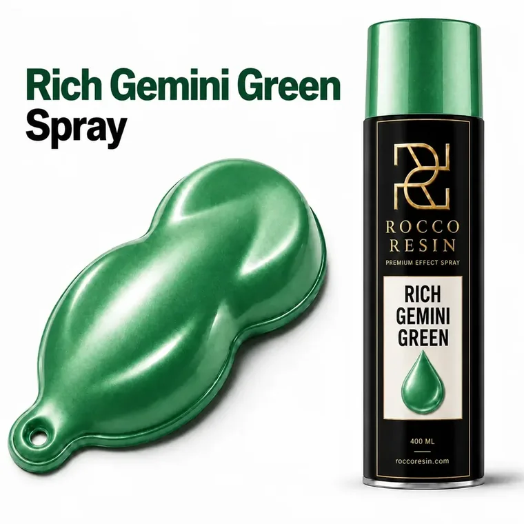 Rich Gemini Green, spraykleur voor epoxy gietvloeren