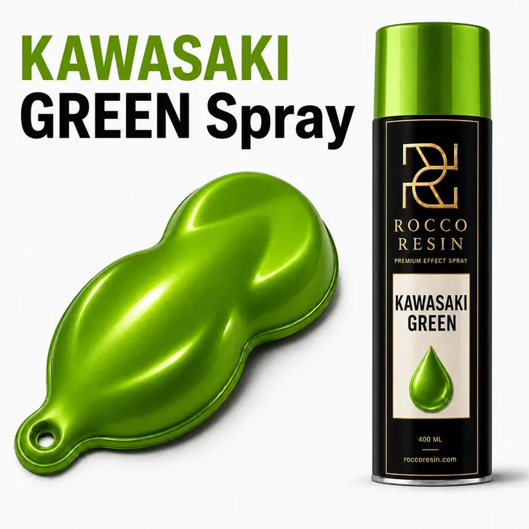 Vivid Bellatrix Green, spraykleur voor epoxy gietvloeren