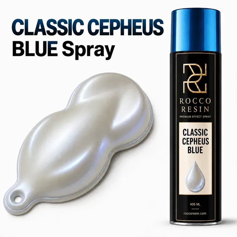 Classic Cepheus Blue, spraykleur voor epoxy gietvloeren