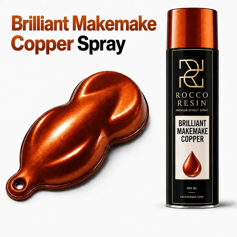 Brilliant Makemake Copper, spraykleur voor epoxy gietvloeren