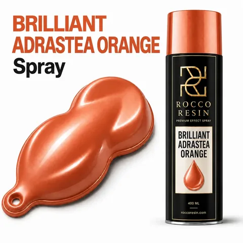 Oranje, grafische spray voor epoxy vloeren
