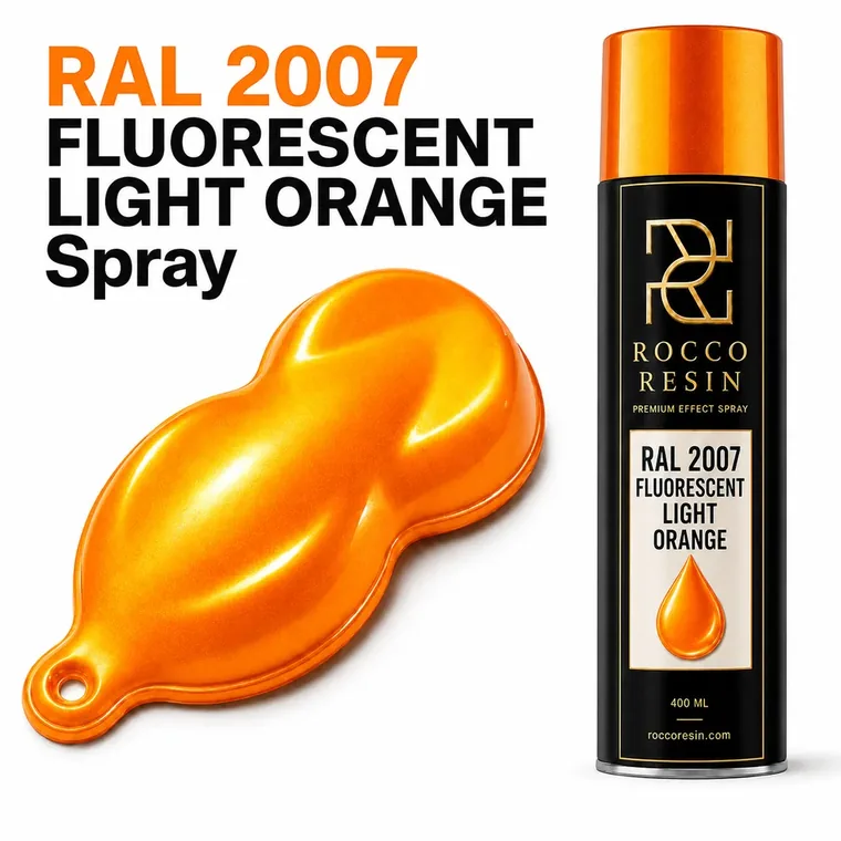 Brilliant Pasiphae Orange, spraykleur voor epoxy gietvloeren