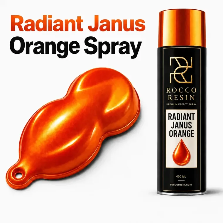 Radiant Janus Orange, spraykleur voor epoxy gietvloeren