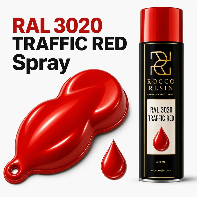 Brilliant Merope Red, spraykleur voor epoxy gietvloeren