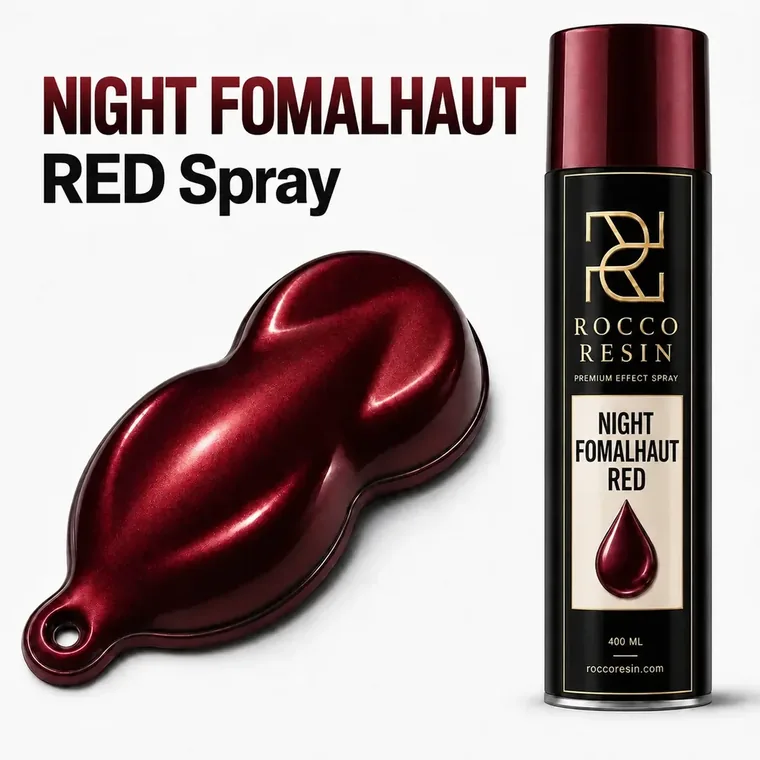 Night Fomalhaut Red, spraykleur voor epoxy gietvloeren