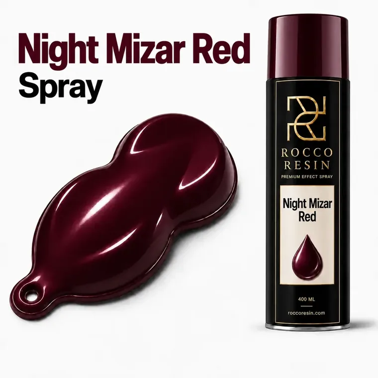 Night Mizar Red, spraykleur voor epoxy gietvloeren