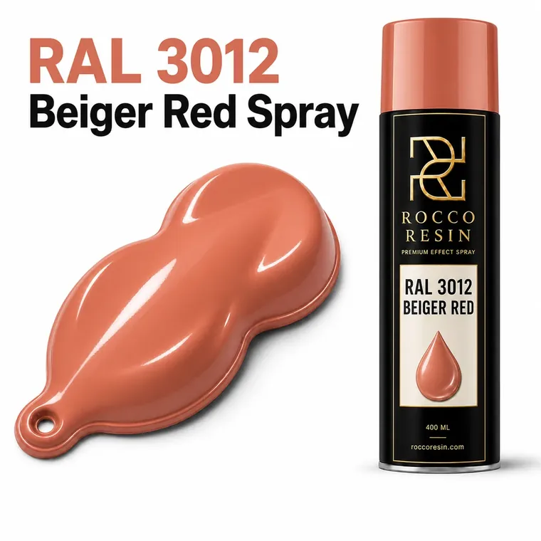 Pale Hamal Red, spraykleur voor epoxy gietvloeren