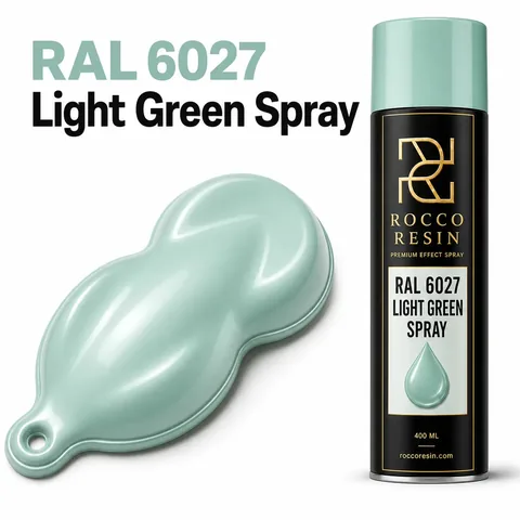Turquoise, grafische spray voor epoxy vloeren