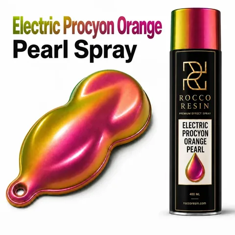 Electric Procyon Orange, kleur voor epoxy designvloeren