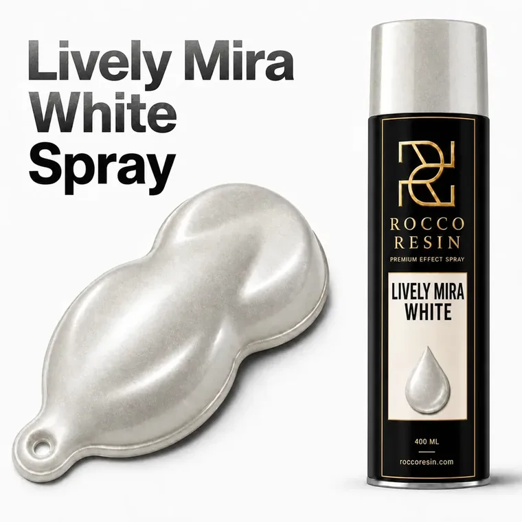 Lively Mira White, spraykleur voor epoxy gietvloeren