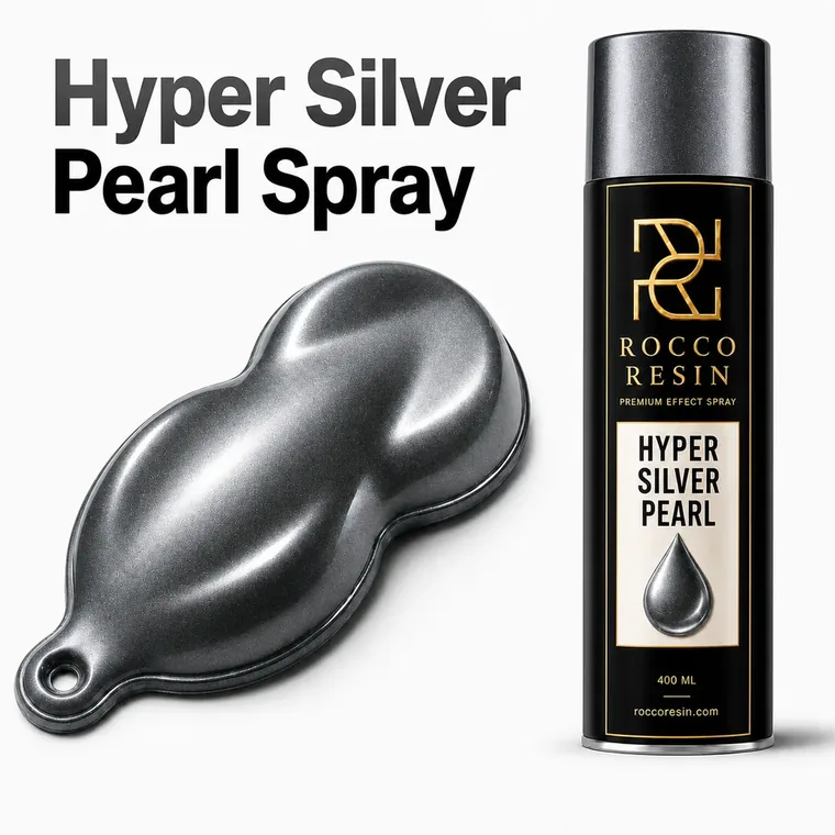 Vivid Vega Silver, spraykleur voor epoxy gietvloeren