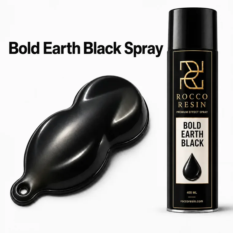 Bold Earth Black, spraykleur voor epoxy gietvloeren
