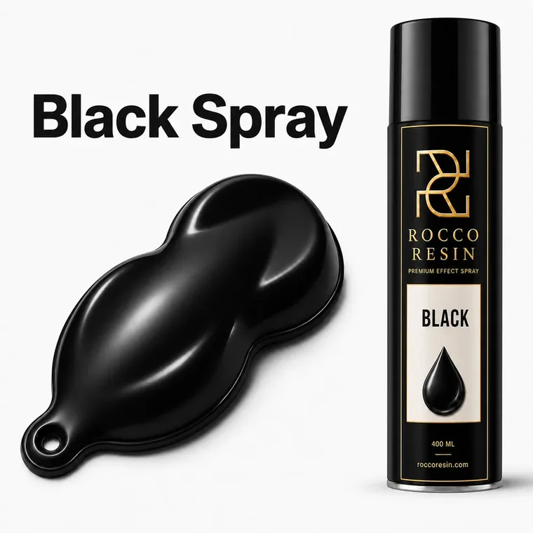 Rich Jupiter Black, spraykleur voor epoxy gietvloeren