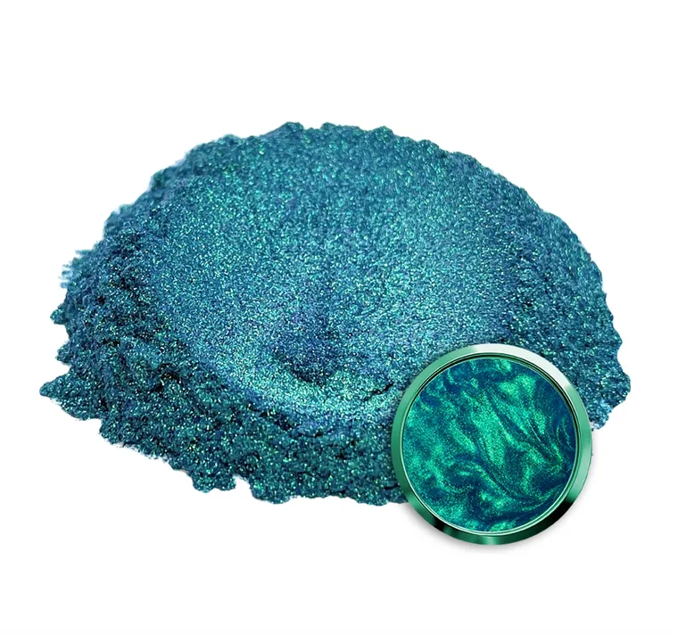 Electric Orion Turquoise, pigmentkleur voor epoxy gietvloeren