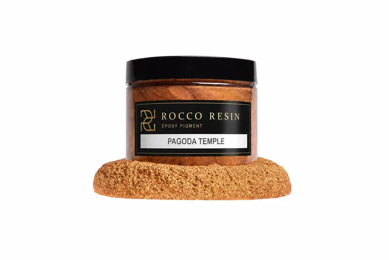 Vivid Haumea Gold, pigmentkleur voor epoxy gietvloeren