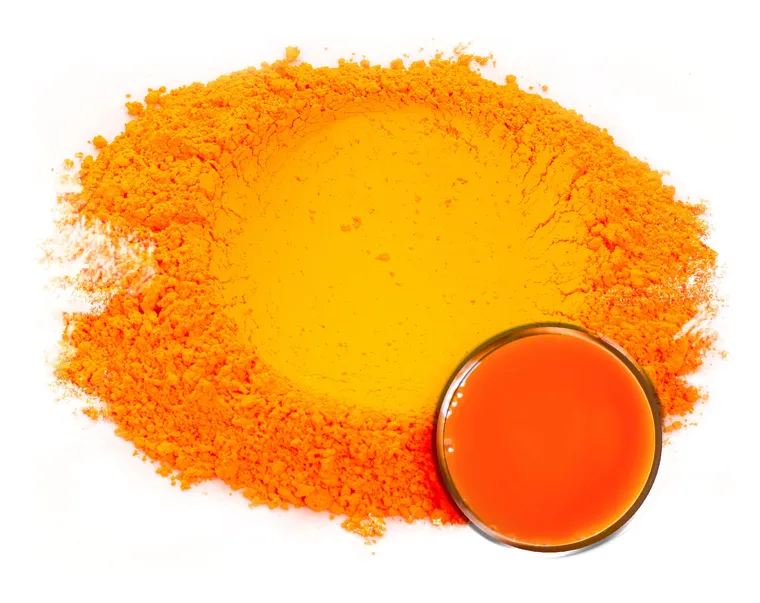 Vivid Enceladus Orange, pigmentkleur voor epoxy gietvloeren