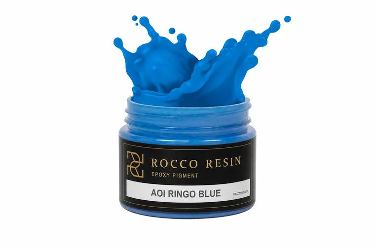 Frosted Telesto Blue, pigmentkleur voor epoxy gietvloeren