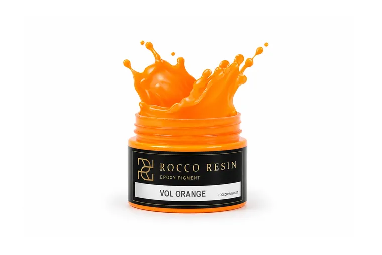 Light Castor Orange, pigmentkleur voor epoxy gietvloeren