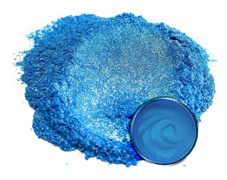 Brilliant Luna Blue, pigmentkleur voor epoxy gietvloeren