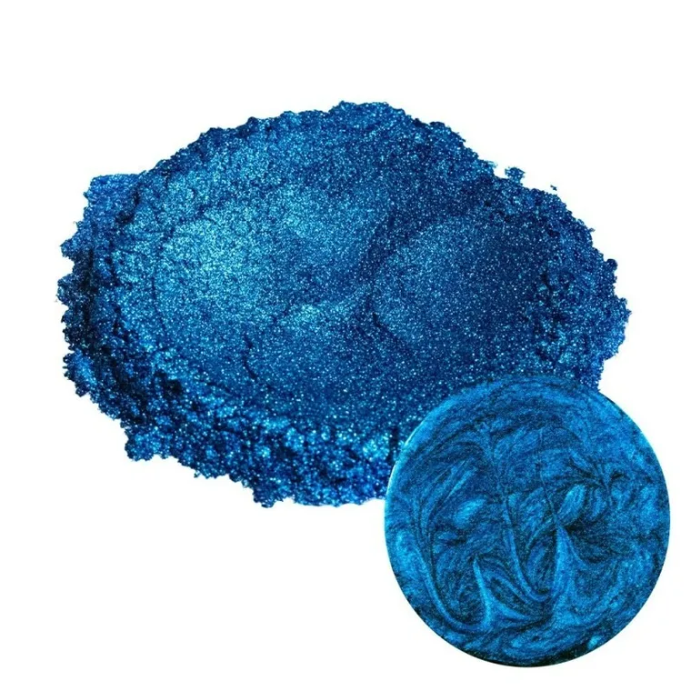 Electric Mercury Blue, pigmentkleur voor epoxy gietvloeren