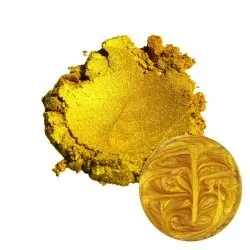 Electric Callisto Gold, pigmentkleur voor epoxy gietvloeren