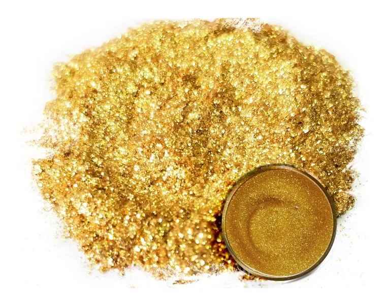 Electric Deimos Gold, pigmentkleur voor epoxy gietvloeren