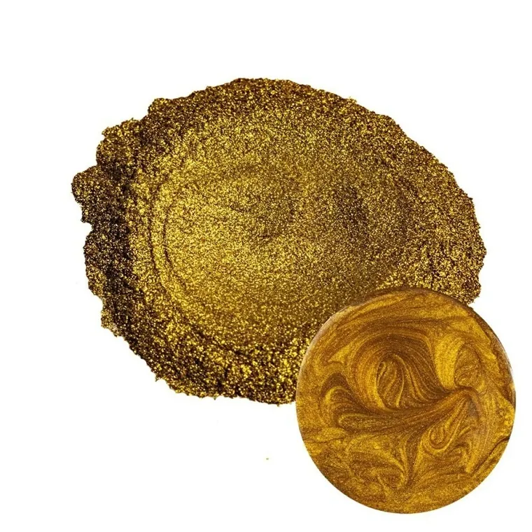Electric Tethys Gold, pigmentkleur voor epoxy gietvloeren