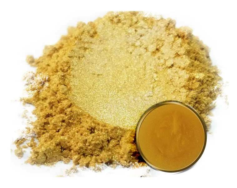 Frosted Pluto Gold, pigmentkleur voor epoxy gietvloeren