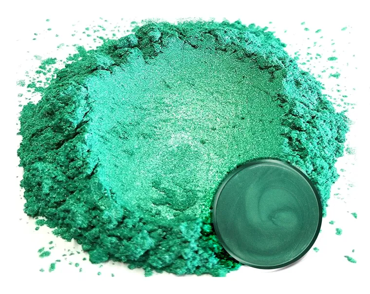 Clear Pluto Green, pigmentkleur voor epoxy gietvloeren