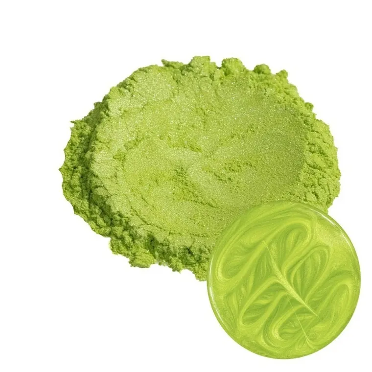 Electric Deimos Green, pigmentkleur voor epoxy gietvloeren