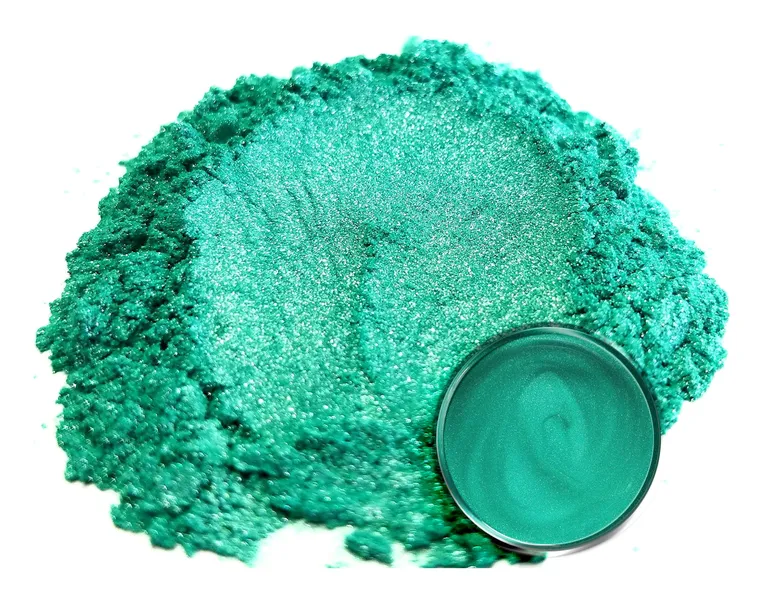 Electric Himalia Green, pigmentkleur voor epoxy gietvloeren
