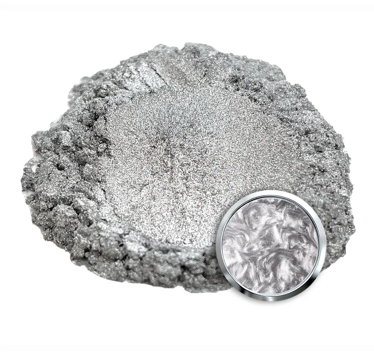 Vivid Phobos Silver, pigmentkleur voor epoxy gietvloeren