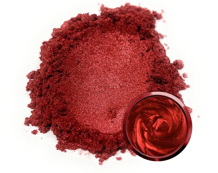 Vivid Puck Red, pigmentkleur voor epoxy gietvloeren