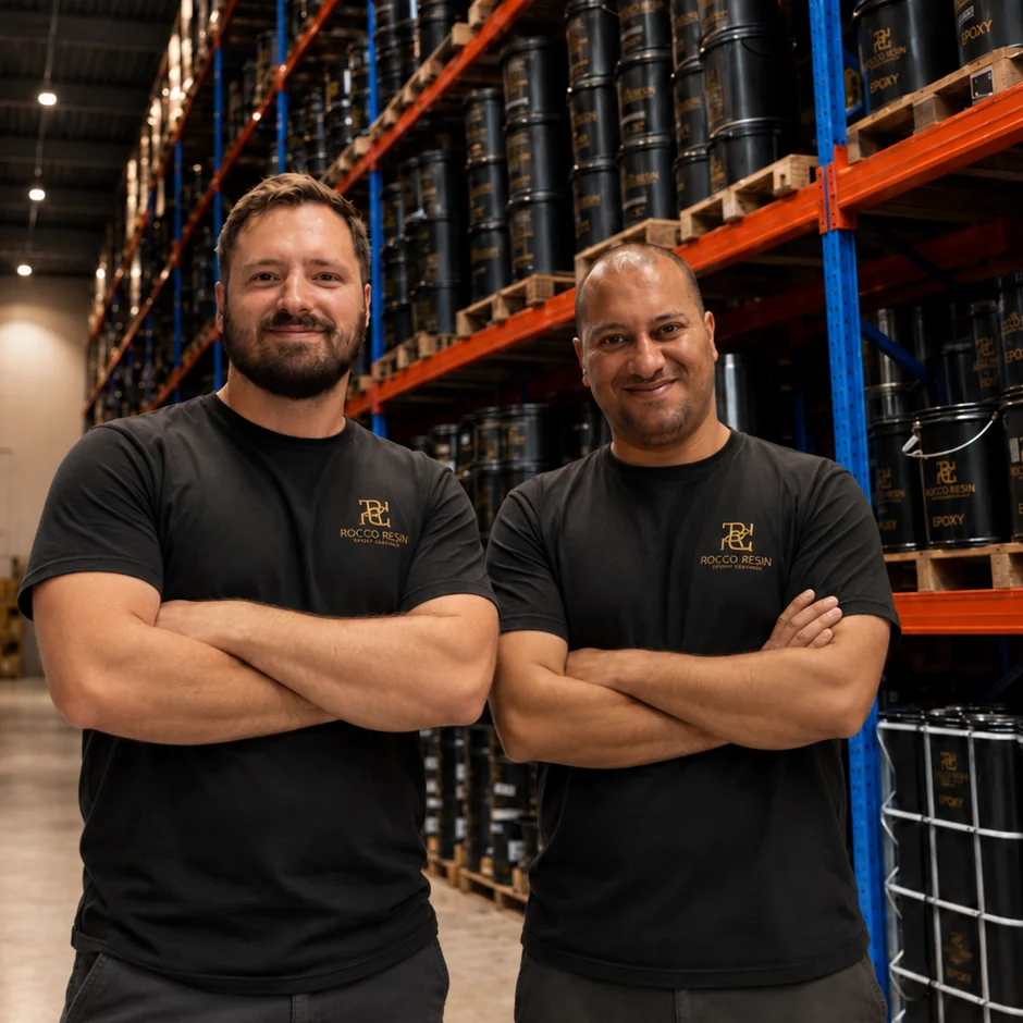 Mario en Sofian, de oprichters van Rocco Resin